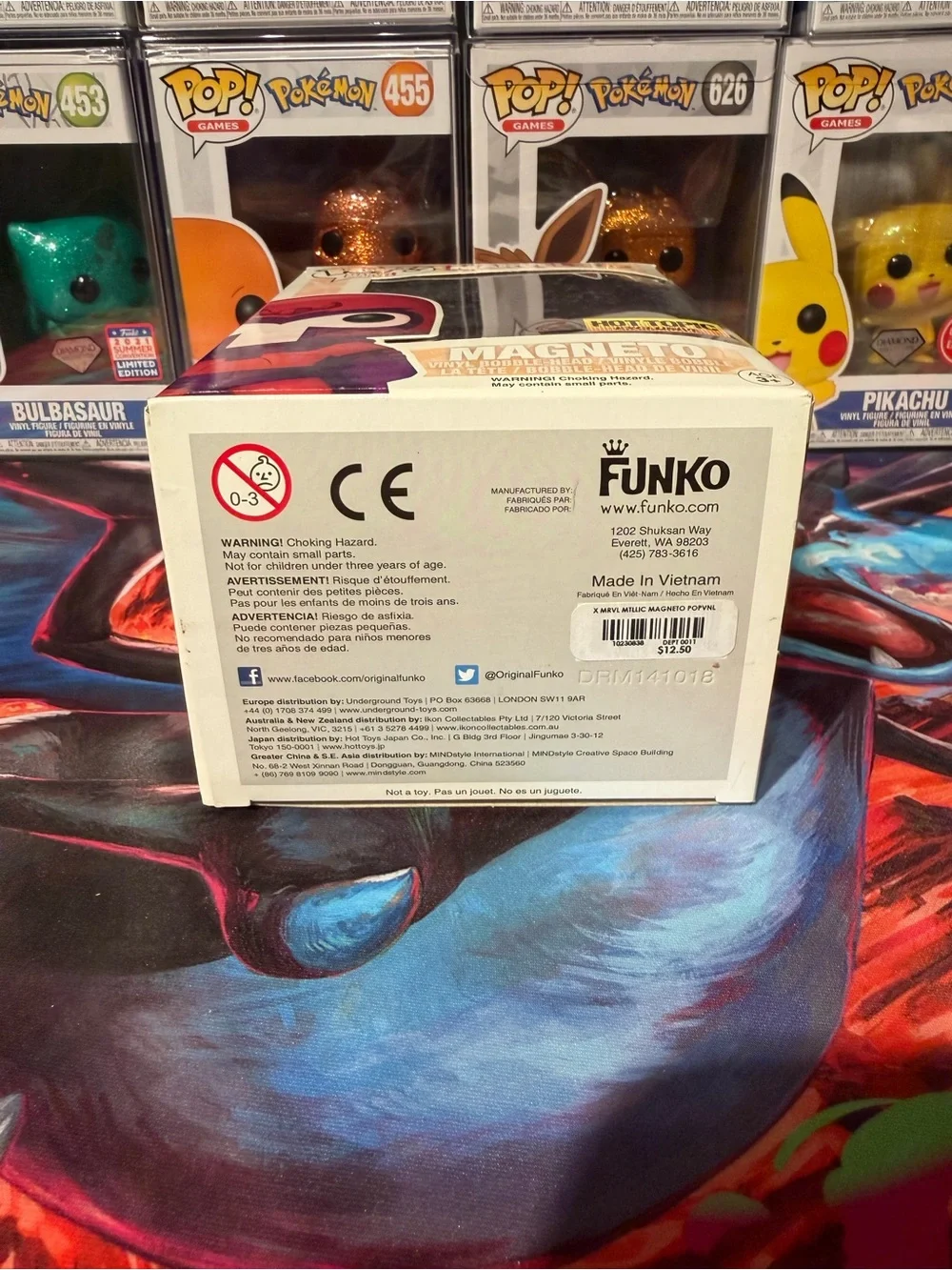 Funko Pop Magneto (Metallic) #62